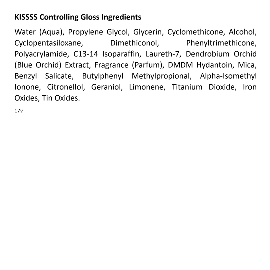 Silky Soul: KISSSS Controlling Gloss 50ml - Image 2